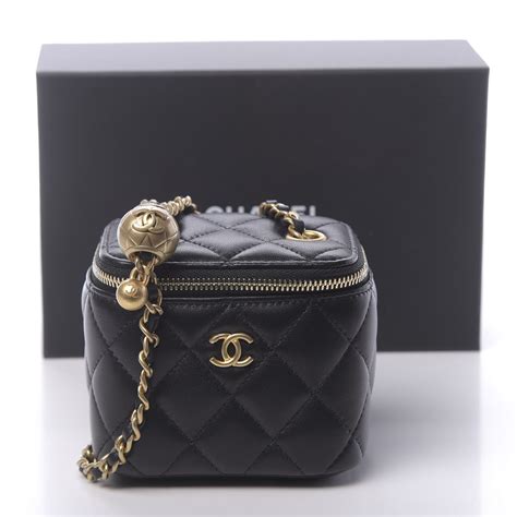 grease cover chanel|CHANEL Lambskin Quilted Small Pearl Crush Vanity Case.